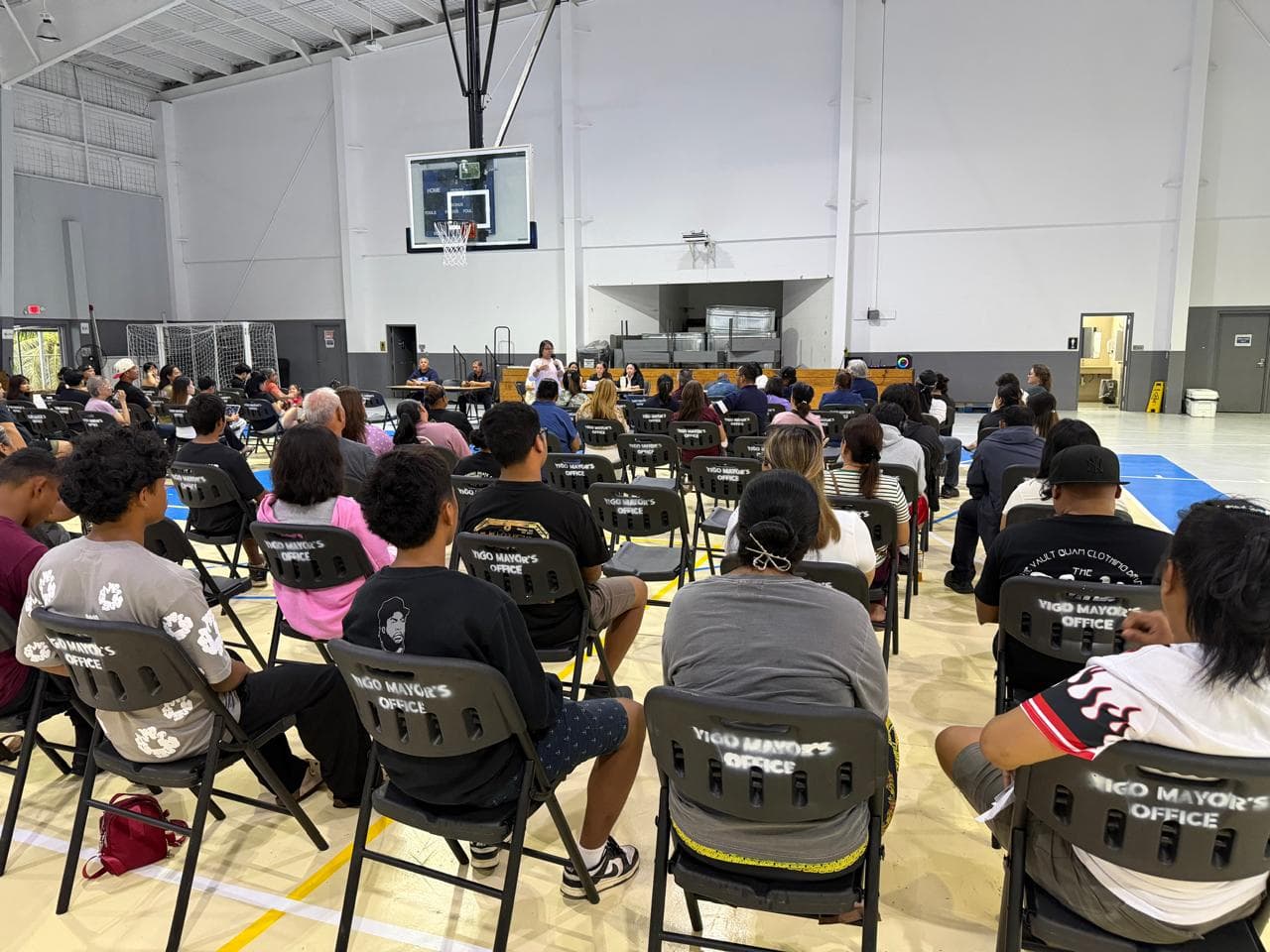 TIYAN CAMPUS: Superintendent Judith Won Pat provided an update to Simon Sanchez High School's Parent- Teacher Organization on efforts to reopen Tiyan High School campus on Tuesday.