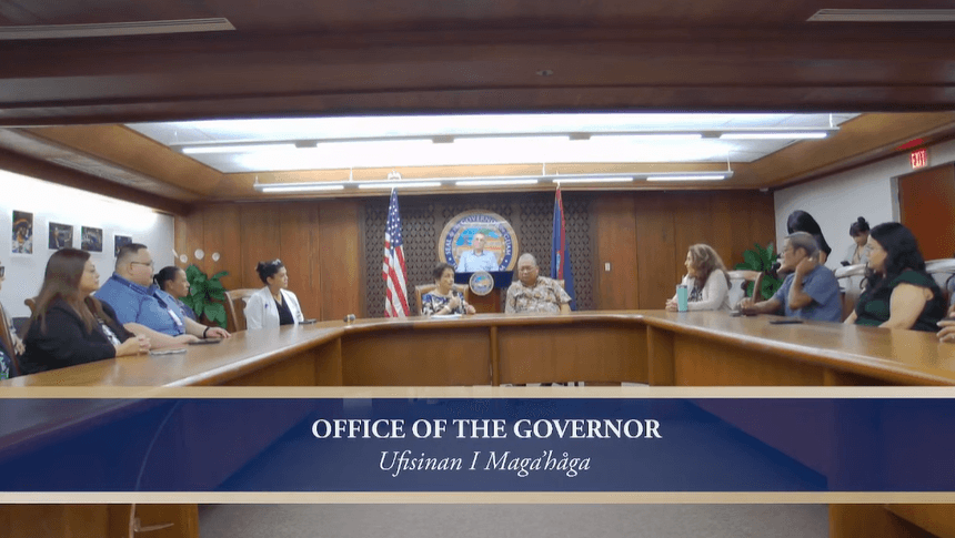 FUNDING: Governor Lou Leon Guerrero signs Bill 1 (11-S) into law as Public Law 38-142, directing $19.885 million to Guam Memorial Hospital Authority for a new Emergency Health Record System, Oct. 9.