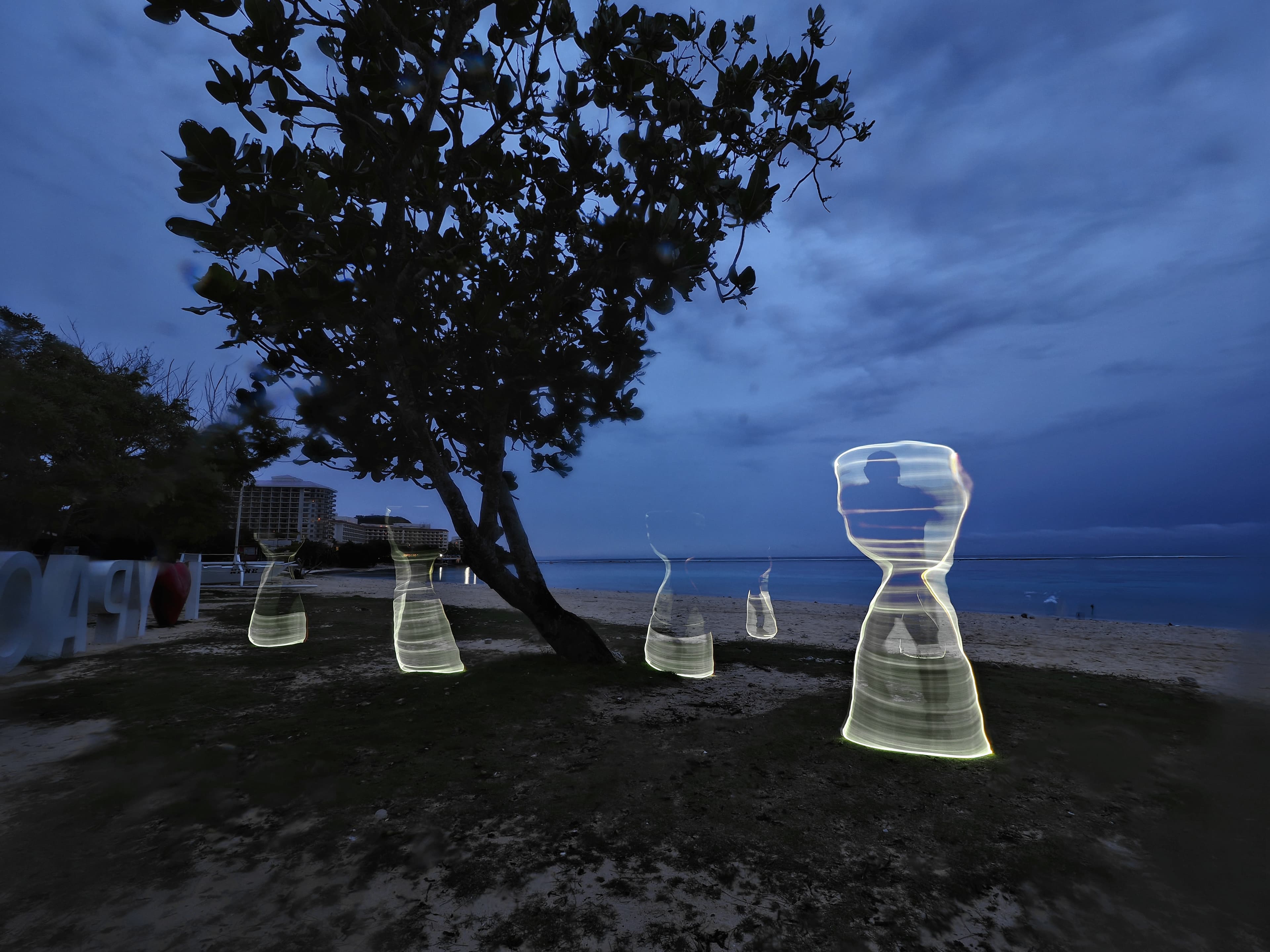 INSPIRATION: Roy Wang Light painting artist from China finds inspiration on Guam.