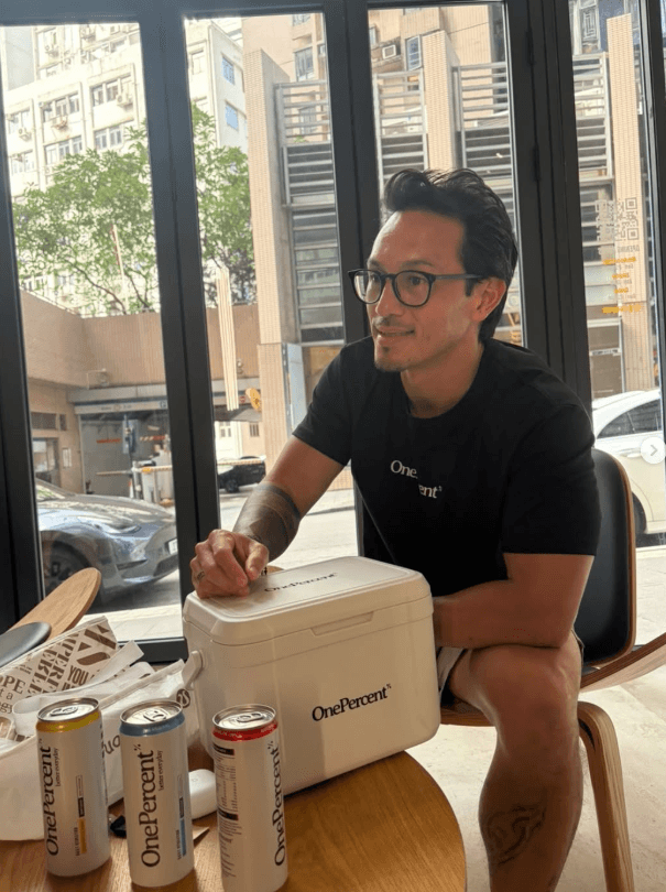 DREAMS: Topher Barretto, a Guam son, launches OnePercent, a sport drink brand in Hong Kong.