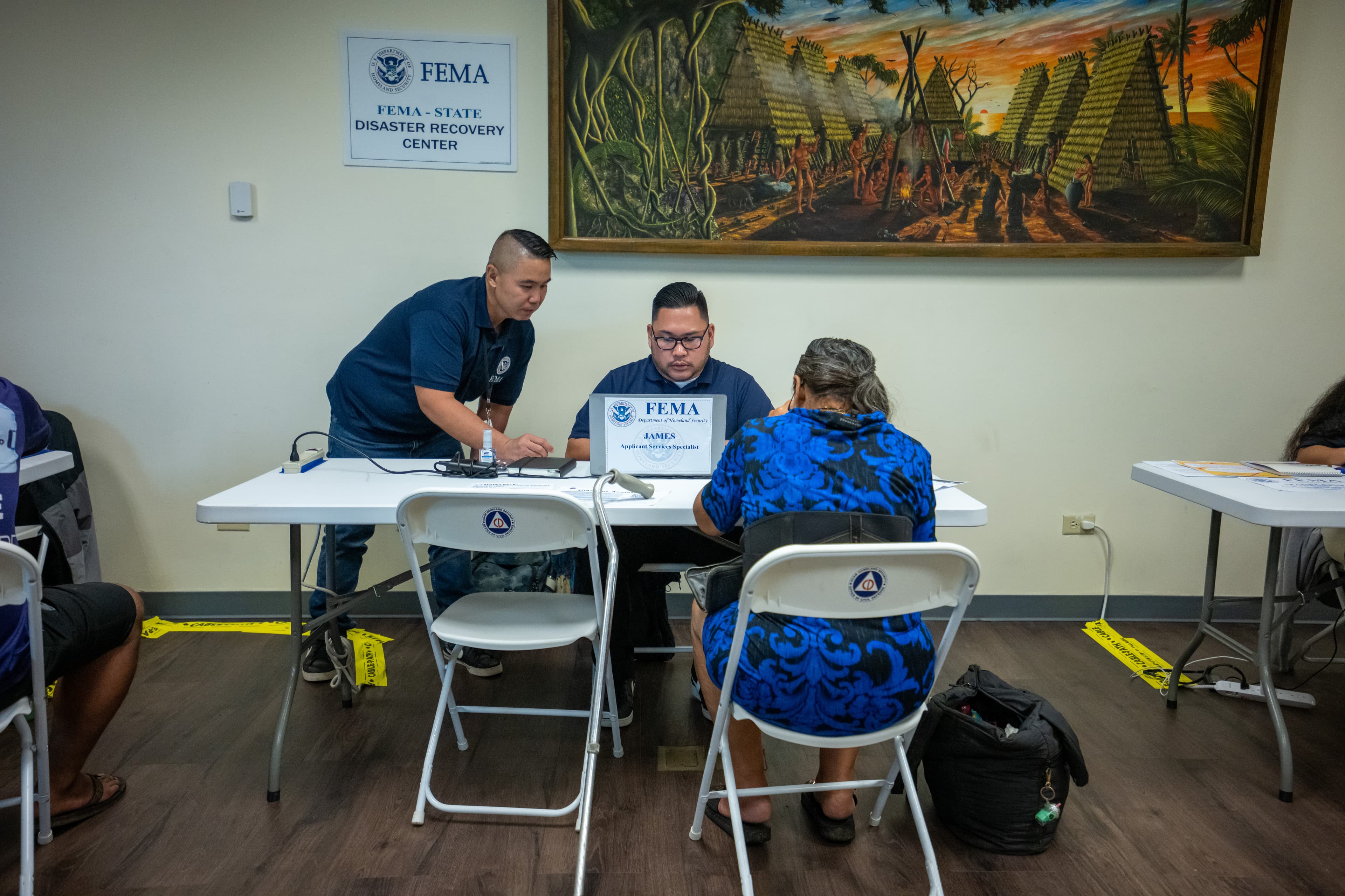 The Disaster Recovery Center at the Guam Museum opened on Thursday, with Federal Emergency Management Agency (FEMA) officials ready to assist residents affected by Super Typhoon Bavi apply for federal disaster aid and provide in-person support.