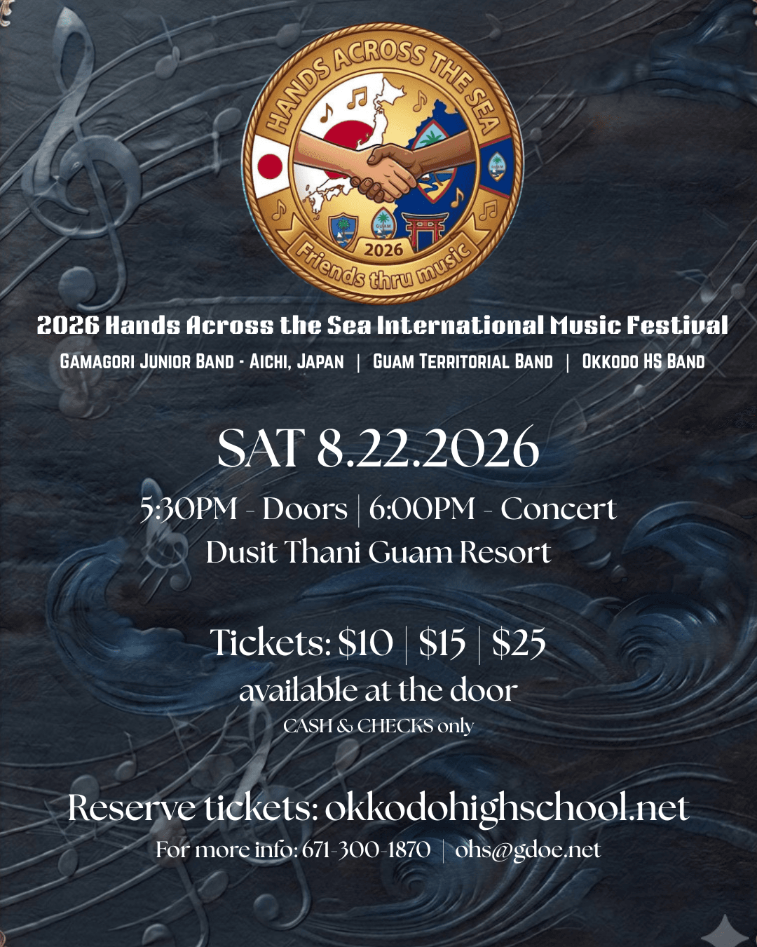 2026 Hands Across the Sea international Music Festival