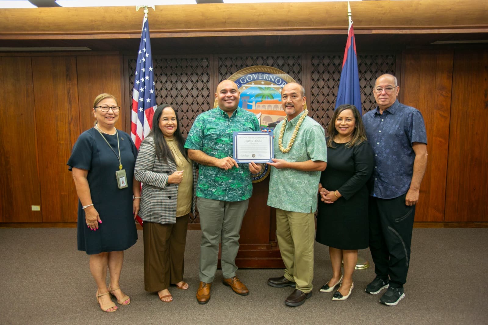 GDOL Jeffrey Sablan recognized for service and new role in Hawaii