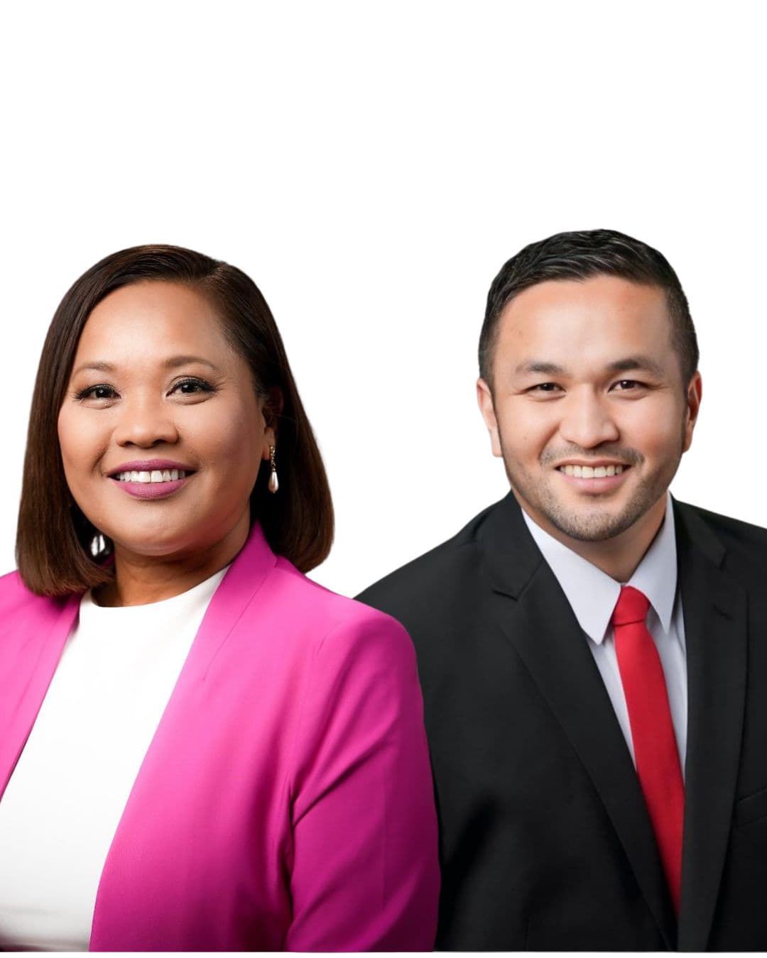 Sen. Sabrina Salas Matanane and Sen. Vincent Borja