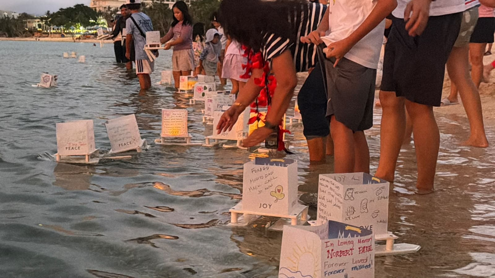 12th annual Guam Nikkei Association Lantern Floating Ceremony, Sept. 19.