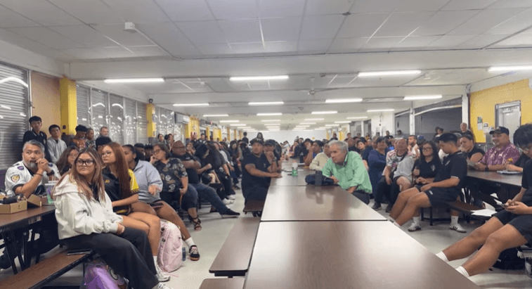 Tiyan High School Parents and Students, Teachers Association, or PASTA met Monday evening to discuss what's next now that the Tiyan campus in Barrigada has passed the Department of Public Health and Social Services sanitary inspection with an "A" grade, zero demerits.