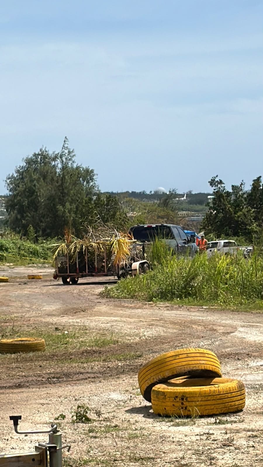 RECOVERY: Ypao Point green waste disposal site, post Typhoon Champi, Oct. 21.