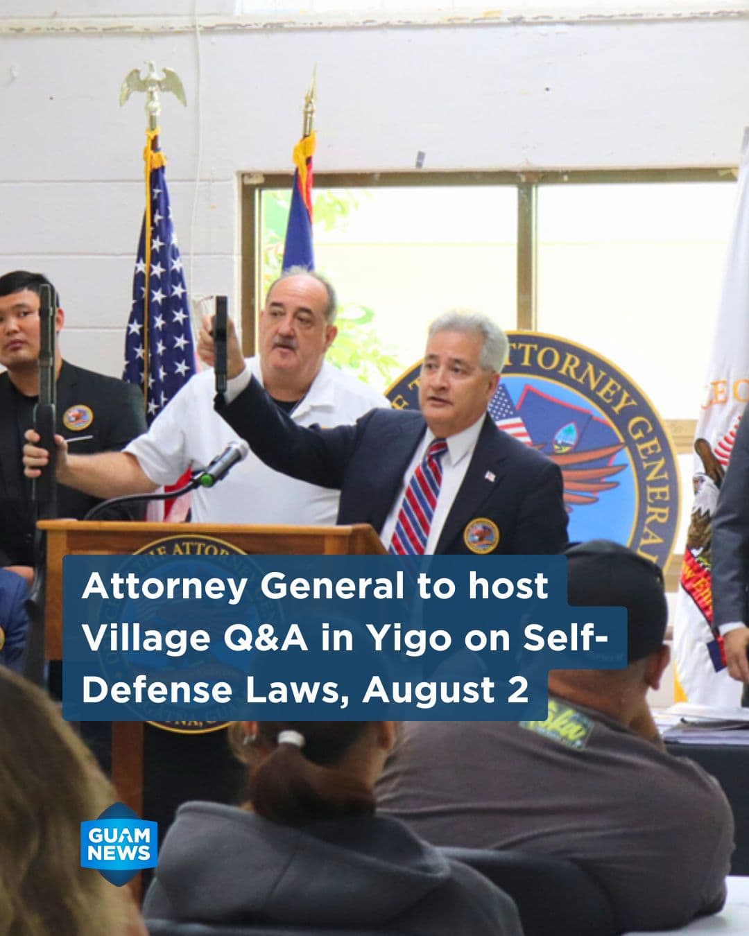 AG Moylan brings 'Protect One Another' outreach to Yigo