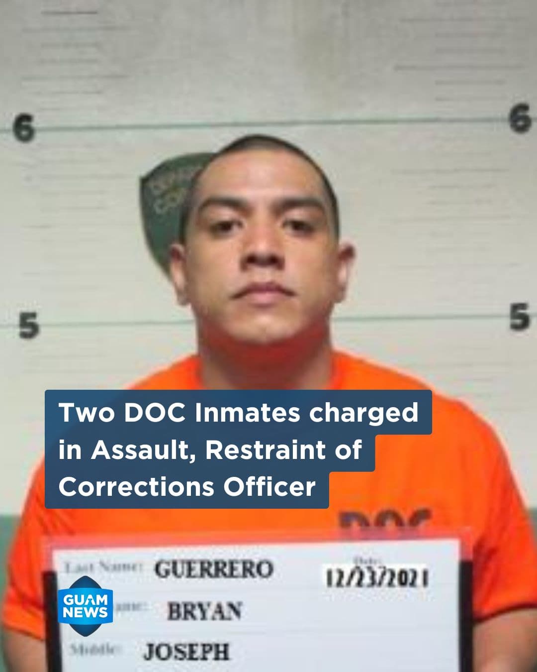 Two DOC inmates charged with assaulting corrections officer