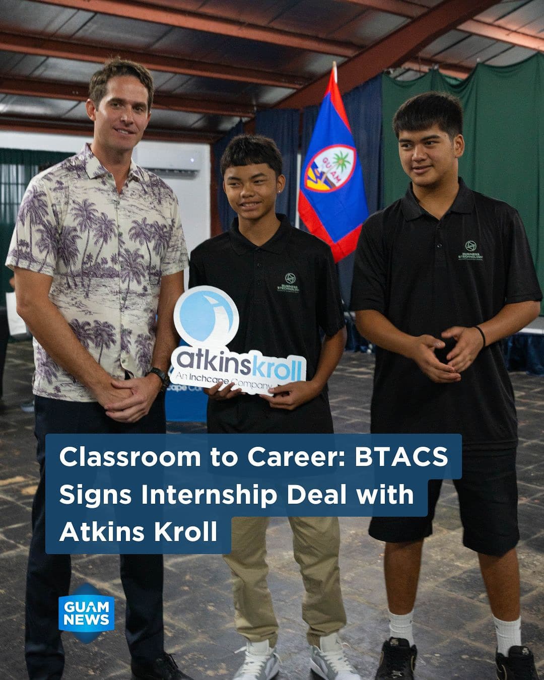 Charter school and Atkins Kroll sign student internship pact