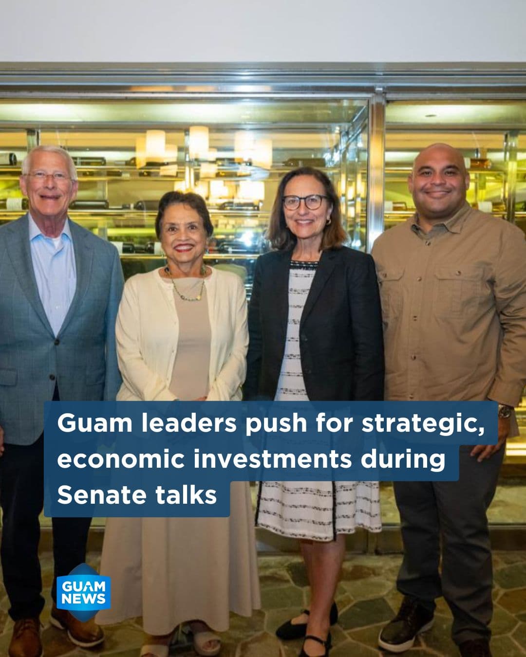 Governor presses senators for Guam's defense priorities