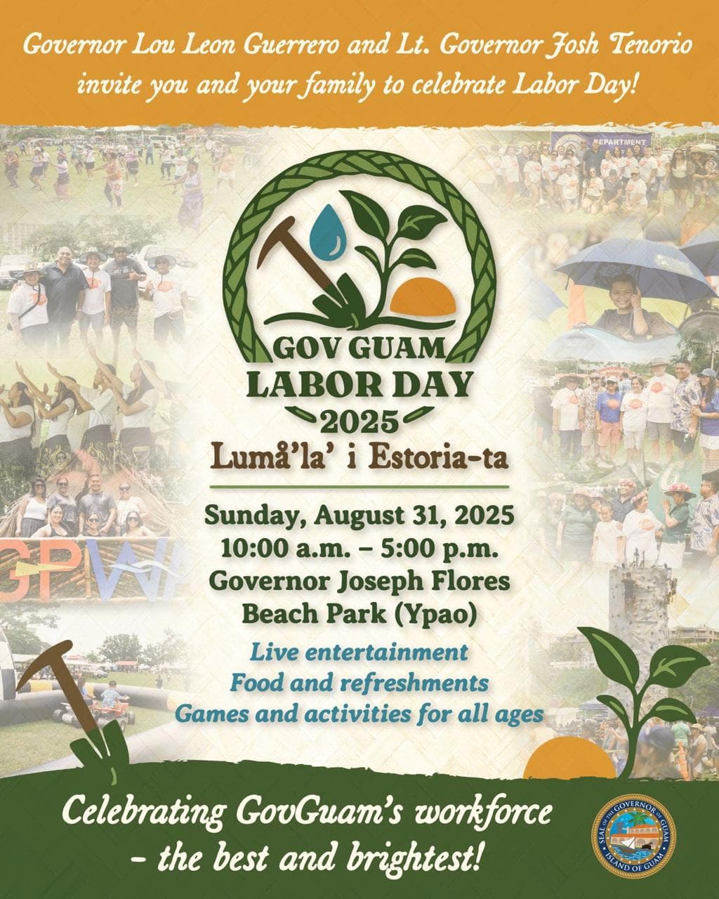 Government of Guam Labor Day picnic set for Ypao Beach