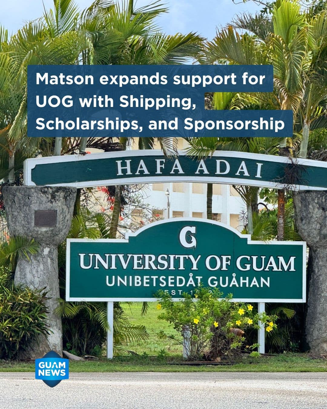 Matson renews UOG partnership with $165K shipping commitment