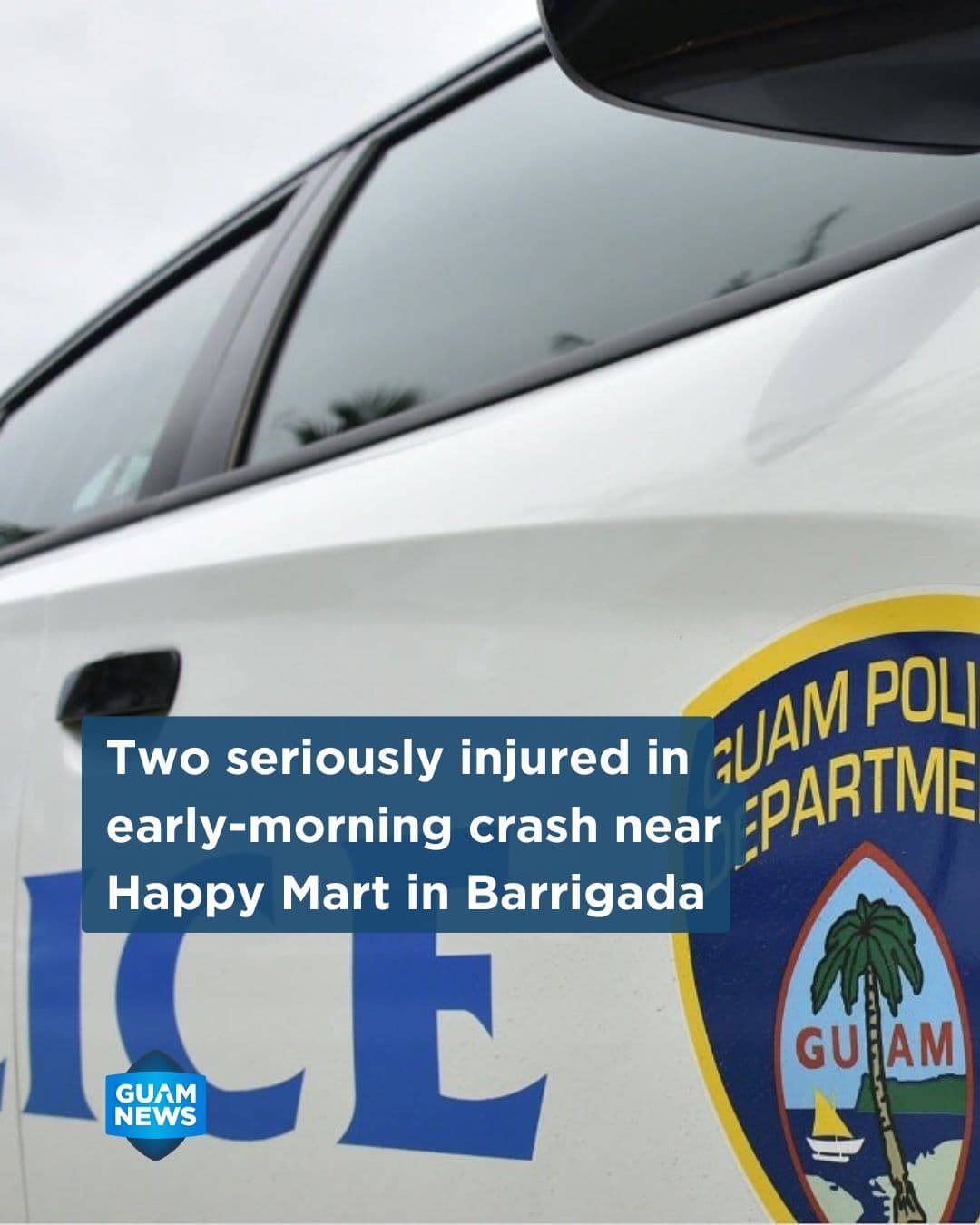 Two seriously injured in Barrigada rollover crash