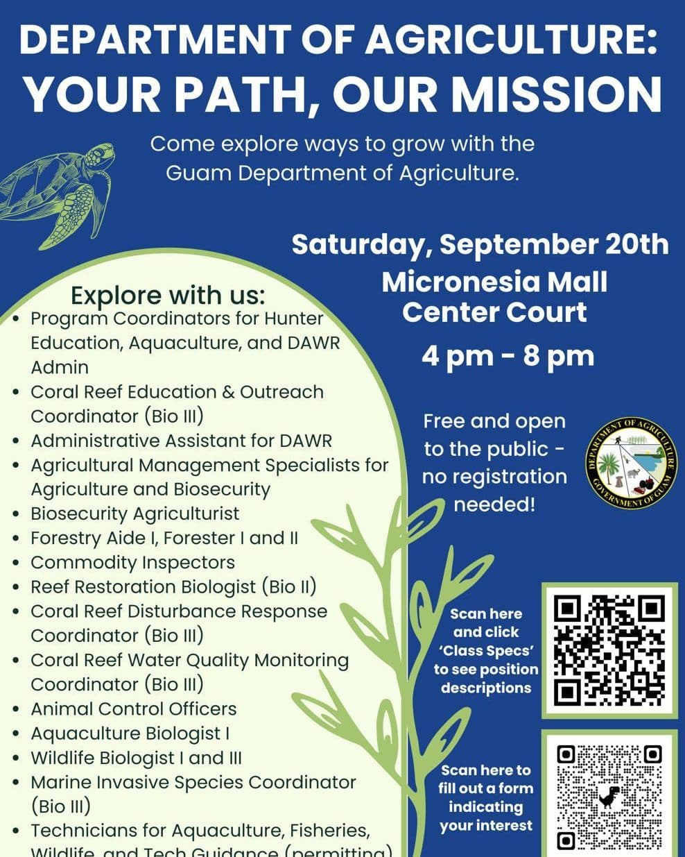 Agriculture to host free community event at Micronesia Mall