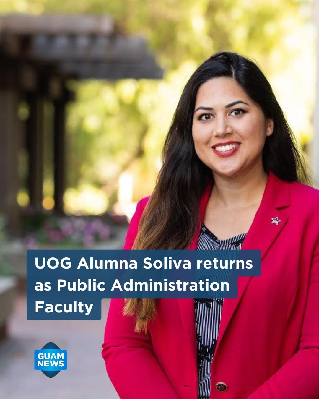 UOG alumna Mary Kate Soliva returns as assistant professor
