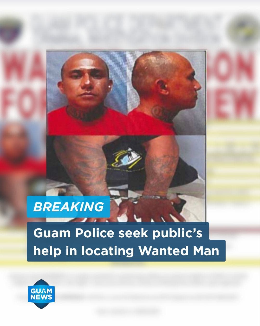 Police seek man wanted in multiple incidents