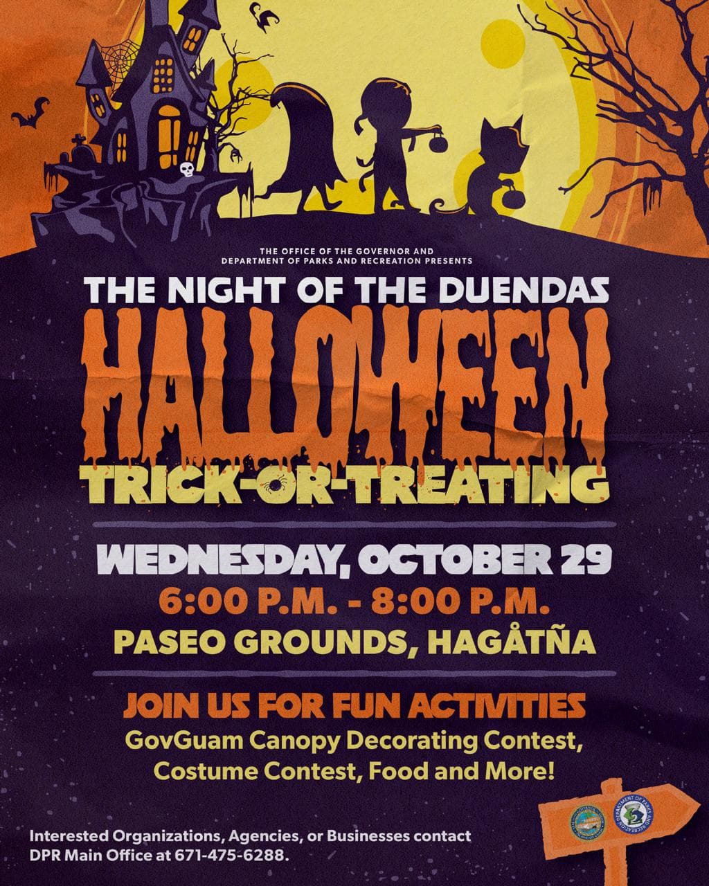Islandwide Halloween celebration planned at Paseo Grounds