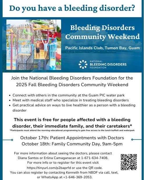 Public Health plans events for hemophilia patients