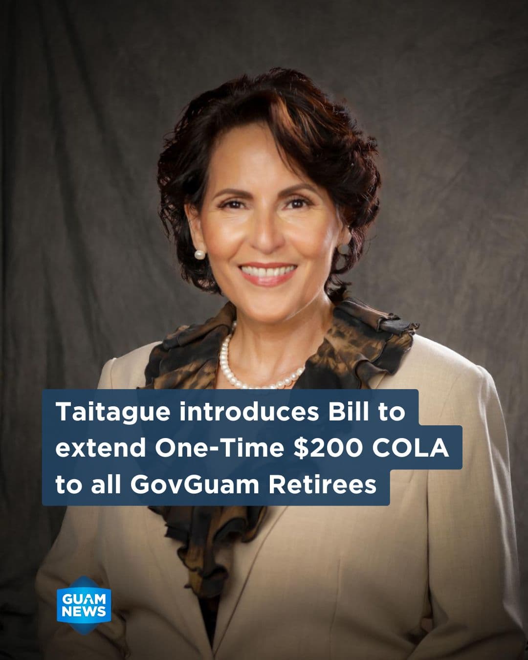 Taitague bill would add second $200 COLA payment for retirees