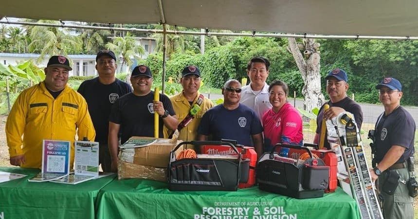 Forestry division marks Arbor Day in Inalahan