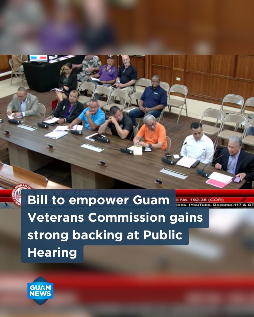 Veterans back bill strengthening Guam Veterans Commission