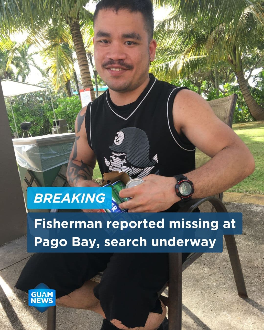 Rescue crews search for missing fisherman