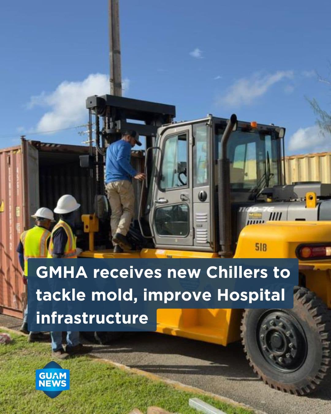 Twin 450-ton chillers arrive in GMH war on mold