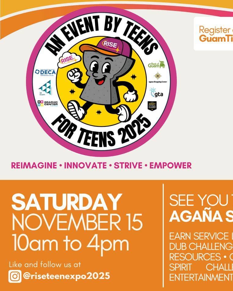 RISE Teen Expo returns to Agana Shopping Center Nov. 15