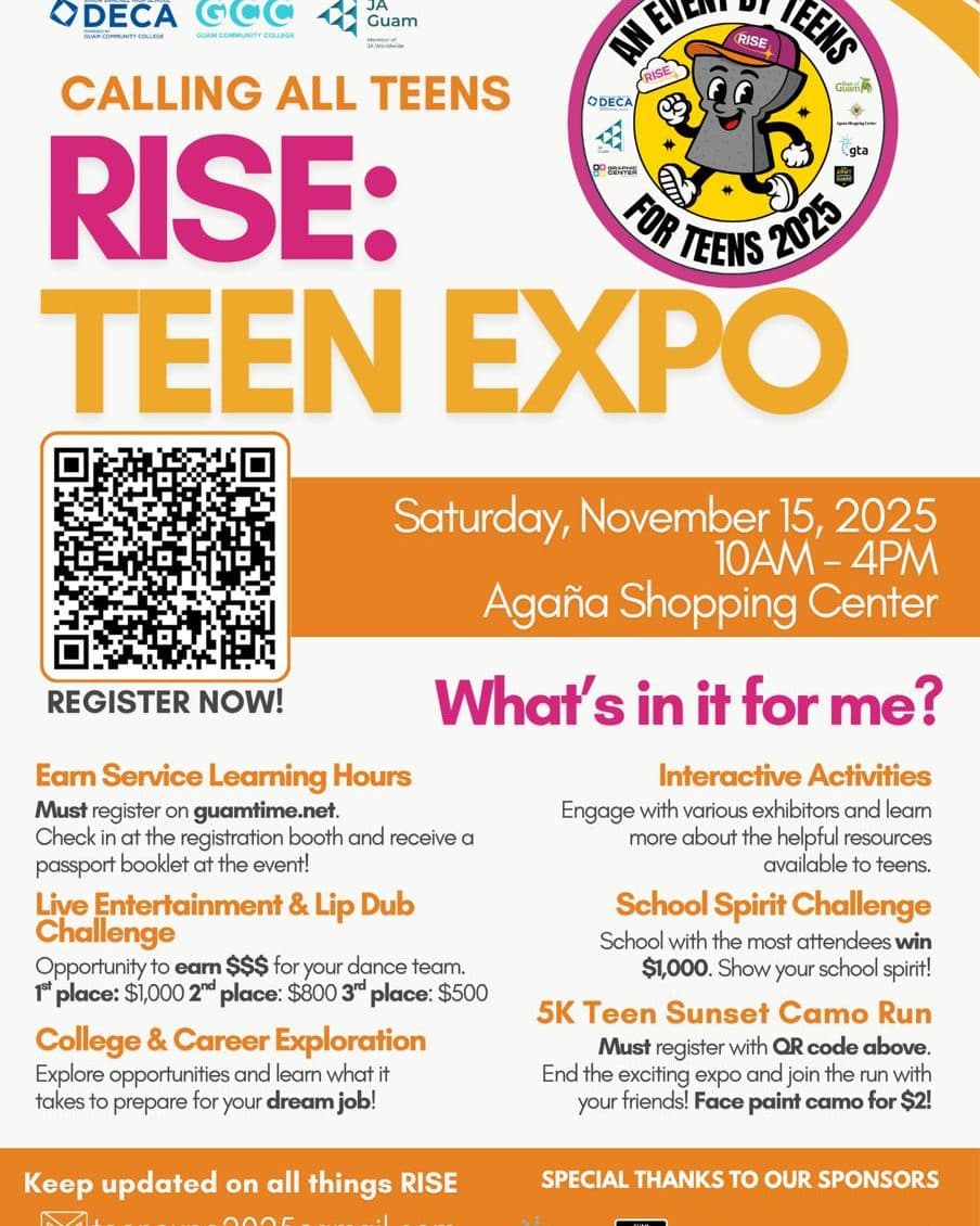 RISE Teen Expo returns to Agana Shopping Center Nov. 15