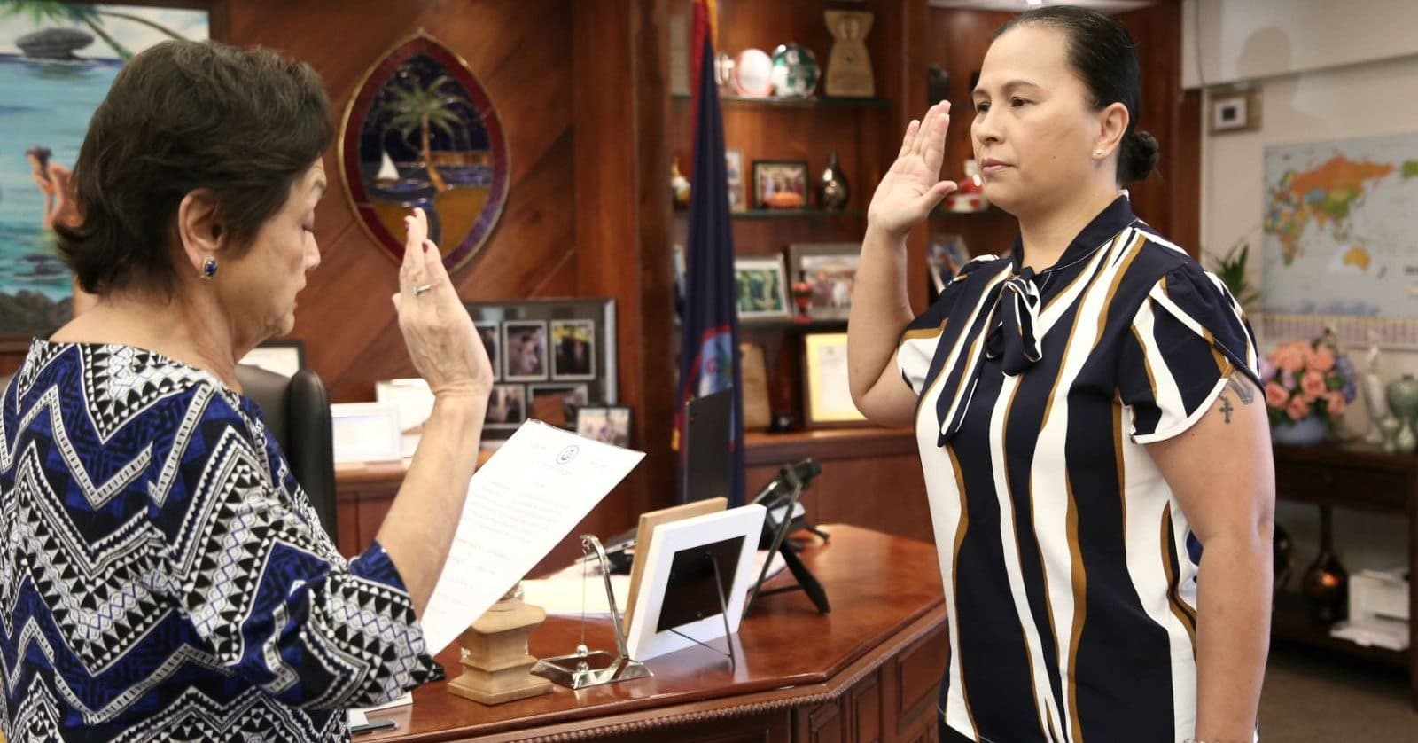 Col. Karin Watson sworn in as acting adjutant general