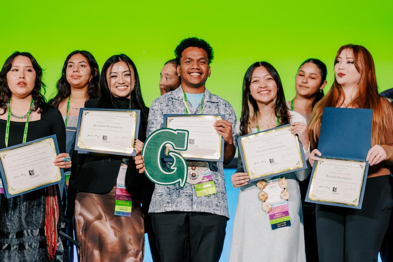 Three UOG researchers honored at national STEM conference