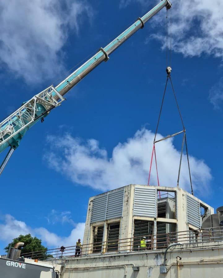 New cooling towers rise at GMH in air quality upgrade