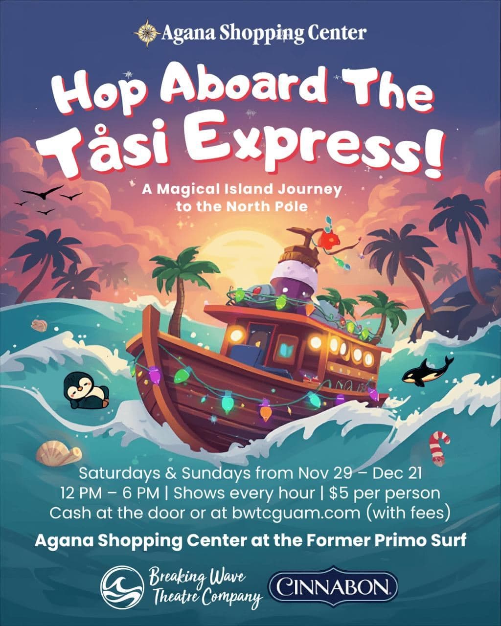 'Tåsi Express' sets sail at Agana Shopping Center