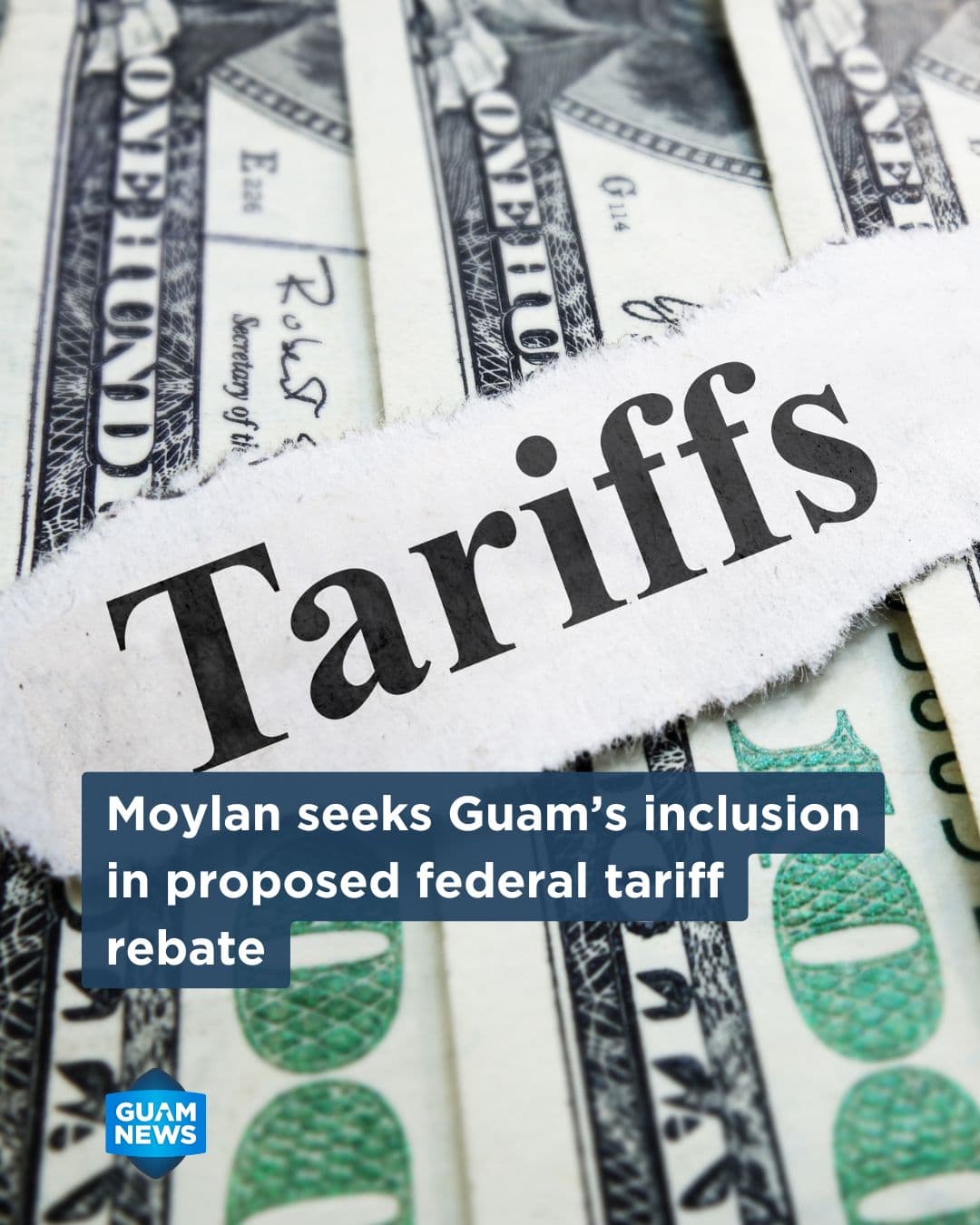 Moylan presses Treasury to include Guam in tariff rebate