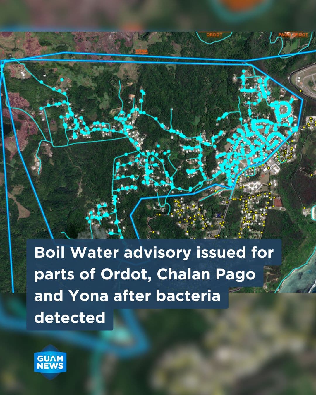 Boil water advisory hits parts of GWA's northern system