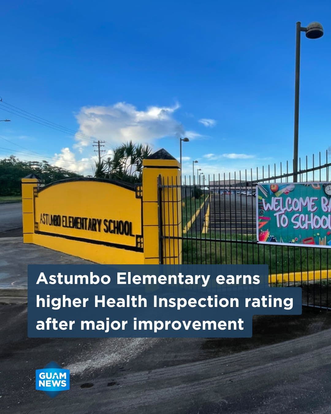 Astumbo Elementary climbs to B in health inspection