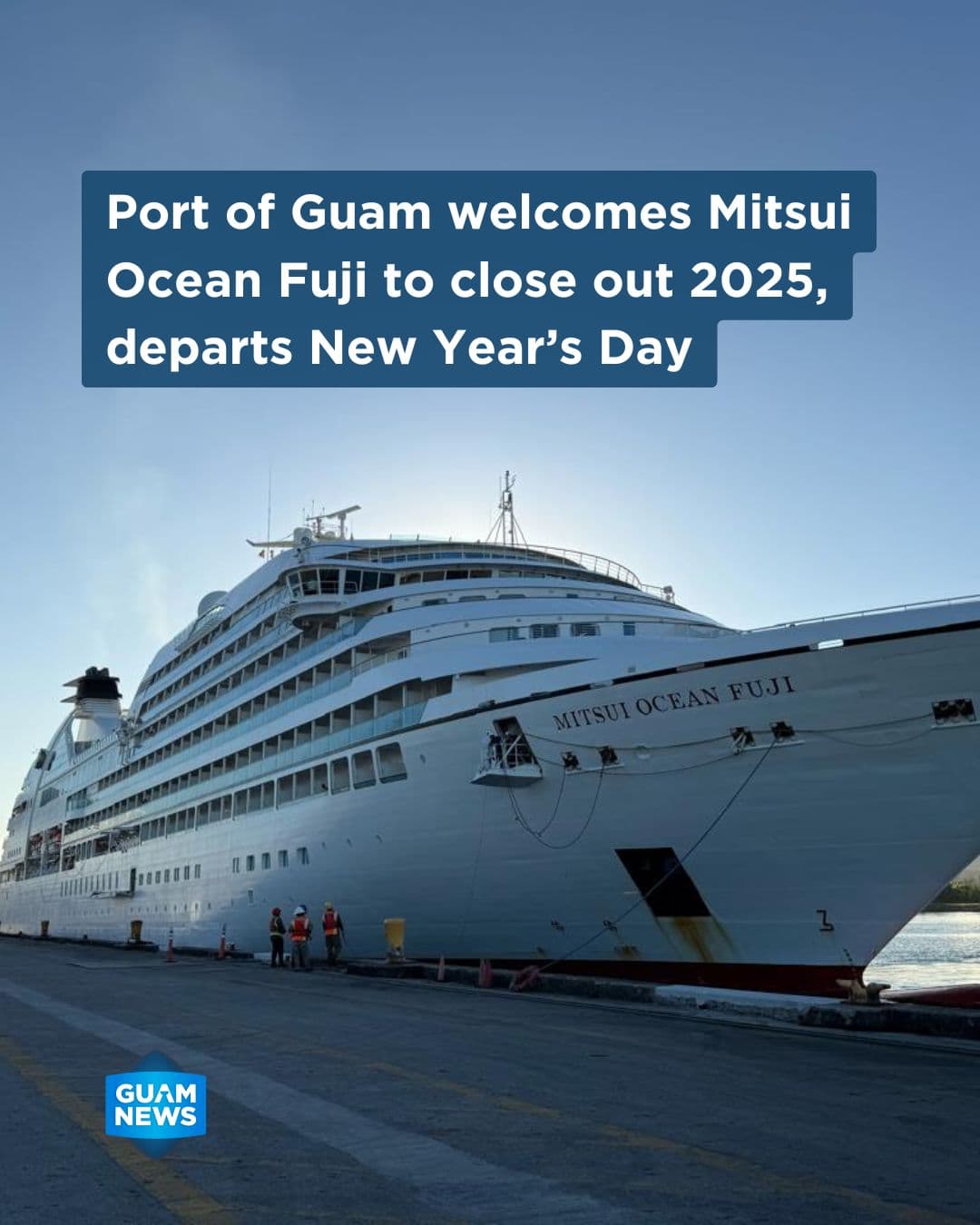 Mitsui Ocean Fuji rings in New Year's Eve at the Port