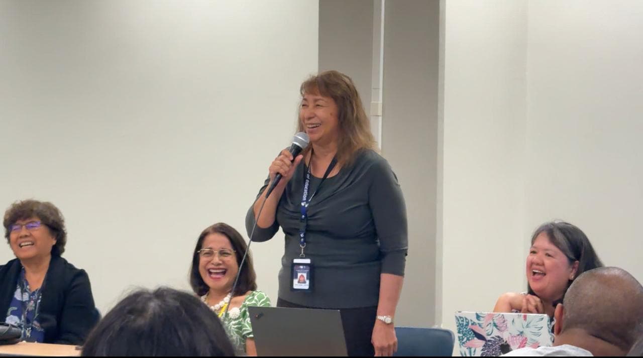 Won Pat holds first meeting with school administrators