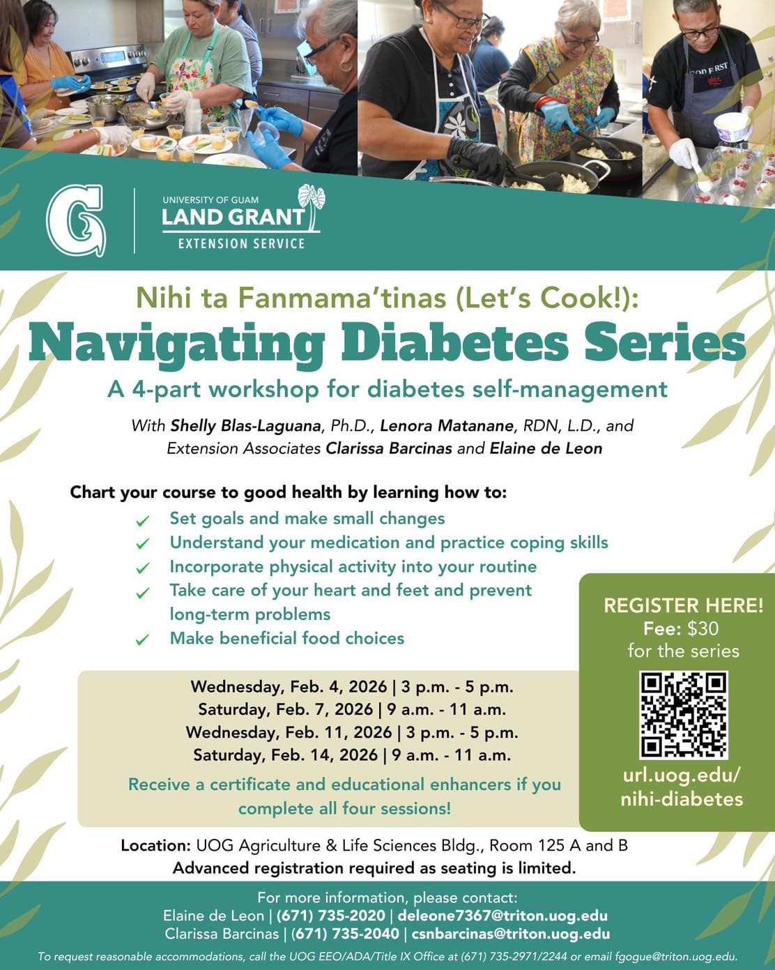 Free diabetes self-care workshop open to residents