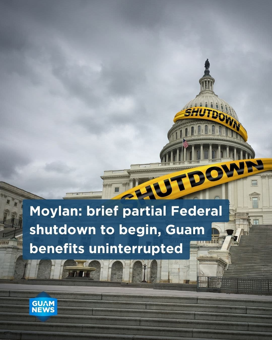 Moylan says brief partial federal shutdown to begin