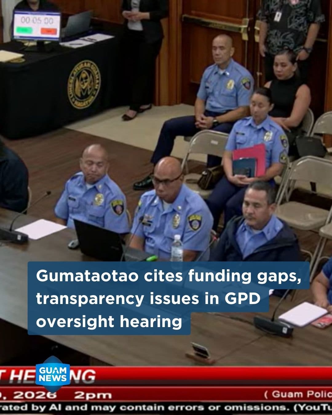 Gumataotao urges transparency and investment in GPD
