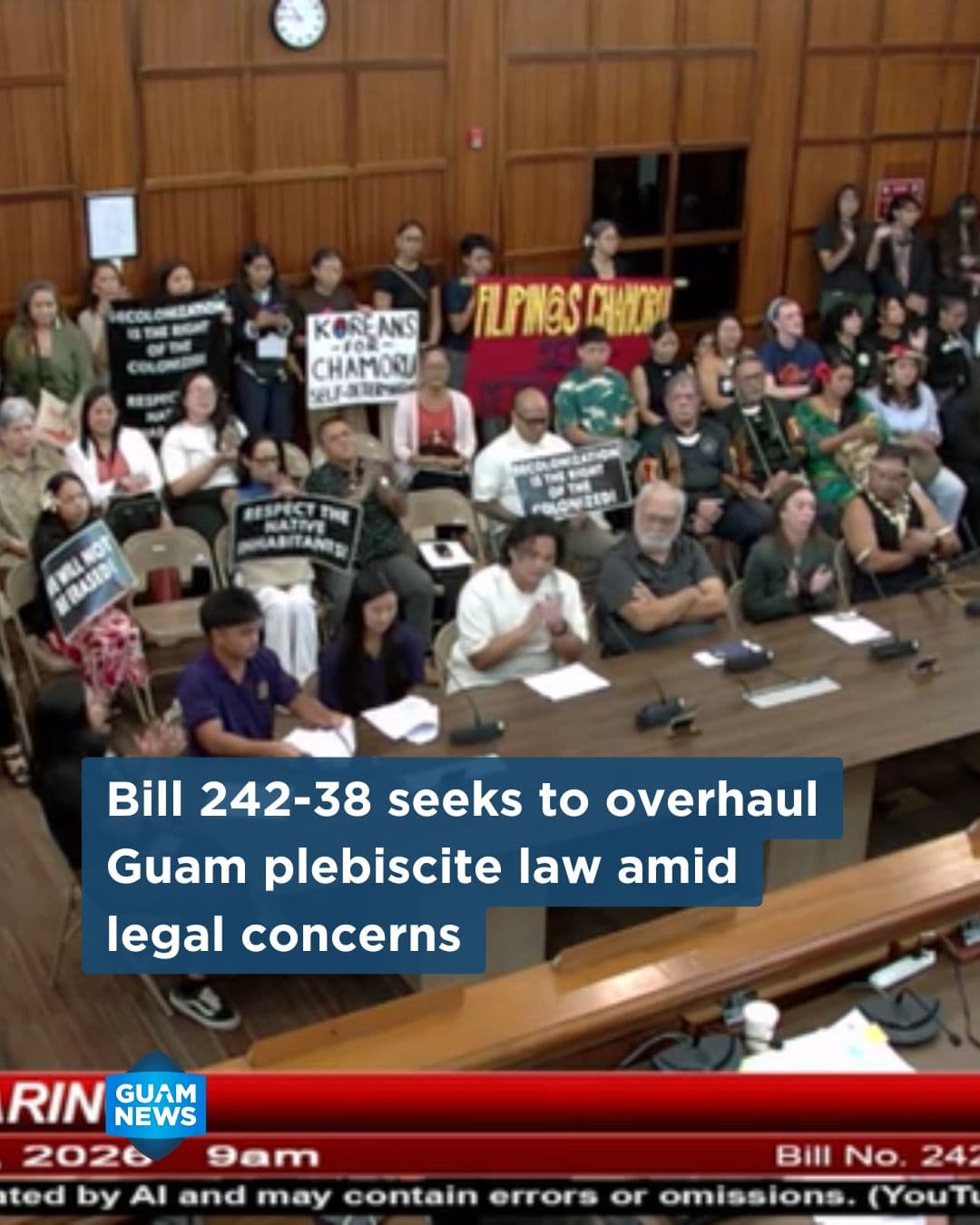 Lawmakers weigh who can vote in political status plebiscite