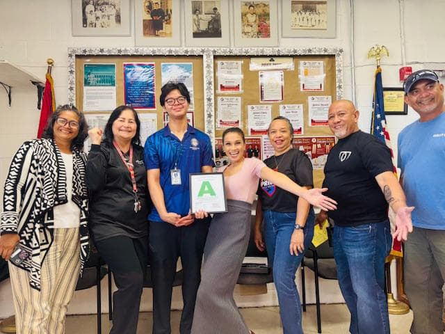 Agueda Johnston Middle School earns 'A' health rating
