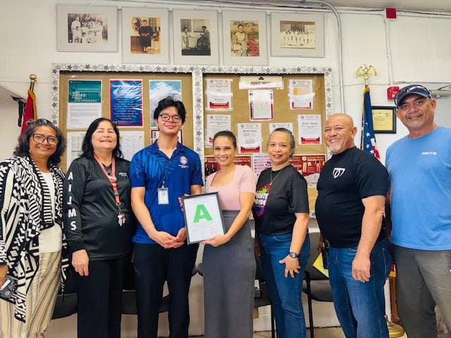 Agueda Johnston Middle School earns 'A' health rating