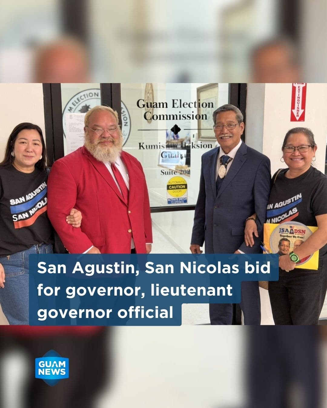 San Agustin and San Nicolas file for governor and lieutenant governor