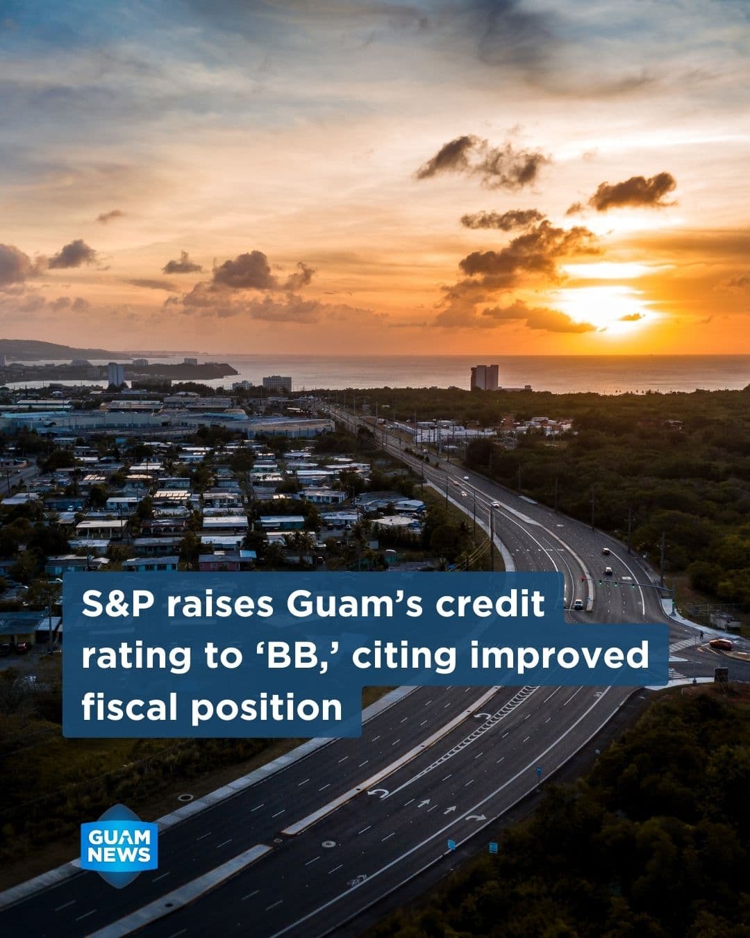 S&P raises Guam's general obligation debt rating to BB