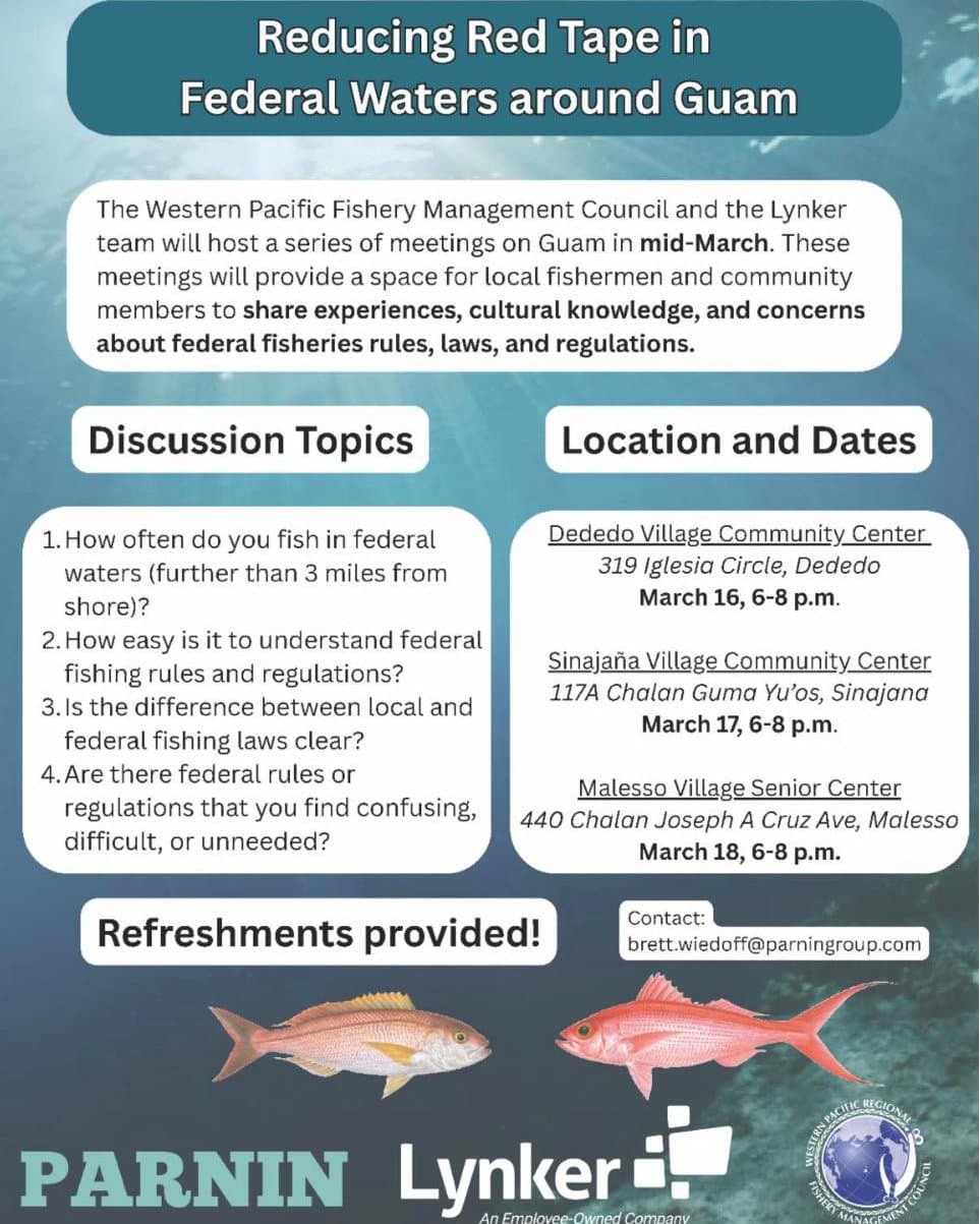 Marianas fishers to weigh in on federal fishing rules