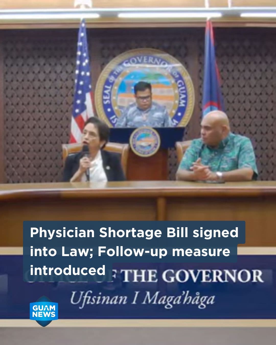 Bill addressing Guam's physician shortage signed into law