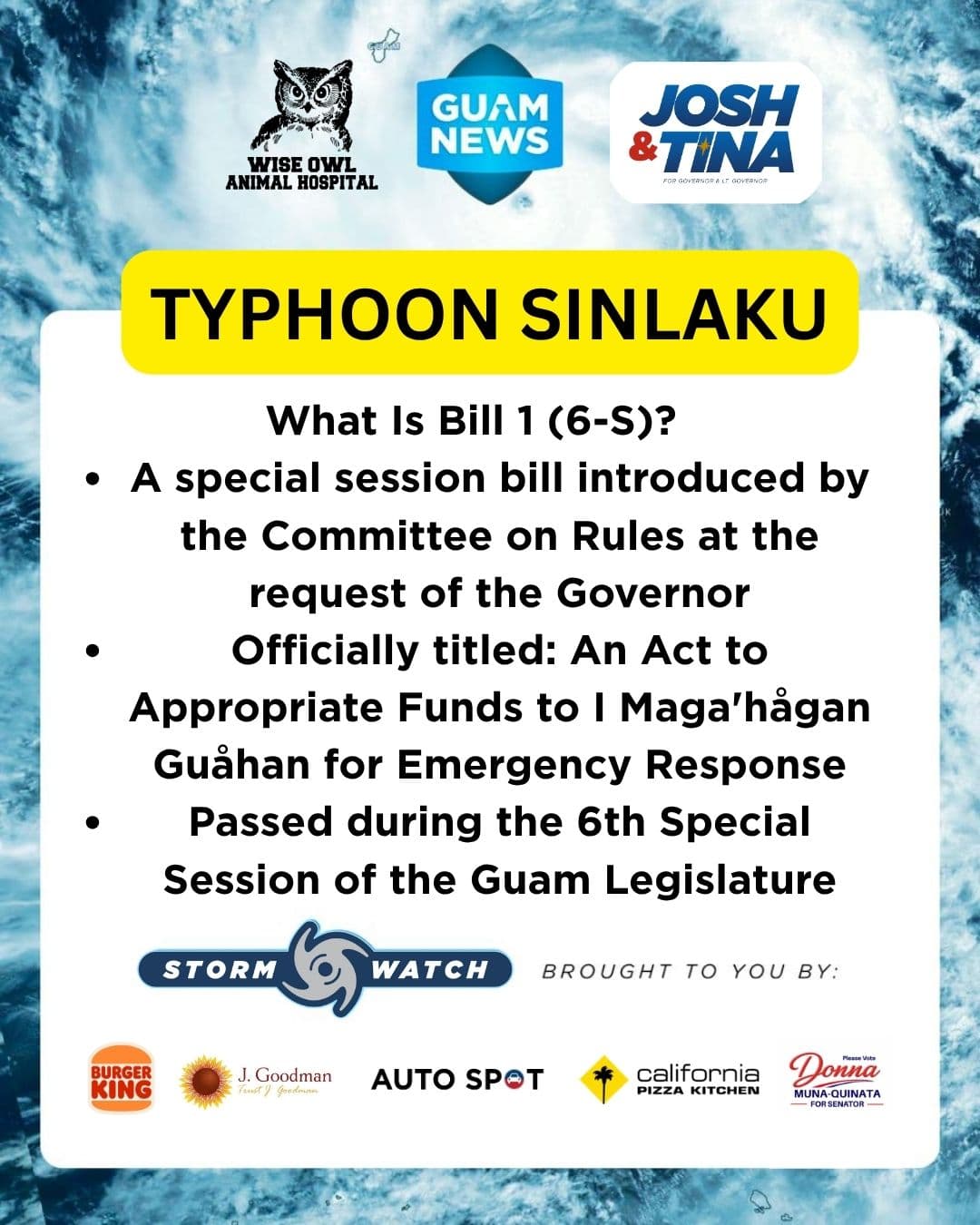 Legislature appropriates $25M for typhoon response